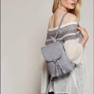 FREE PEOPLE essential backpack - light grey